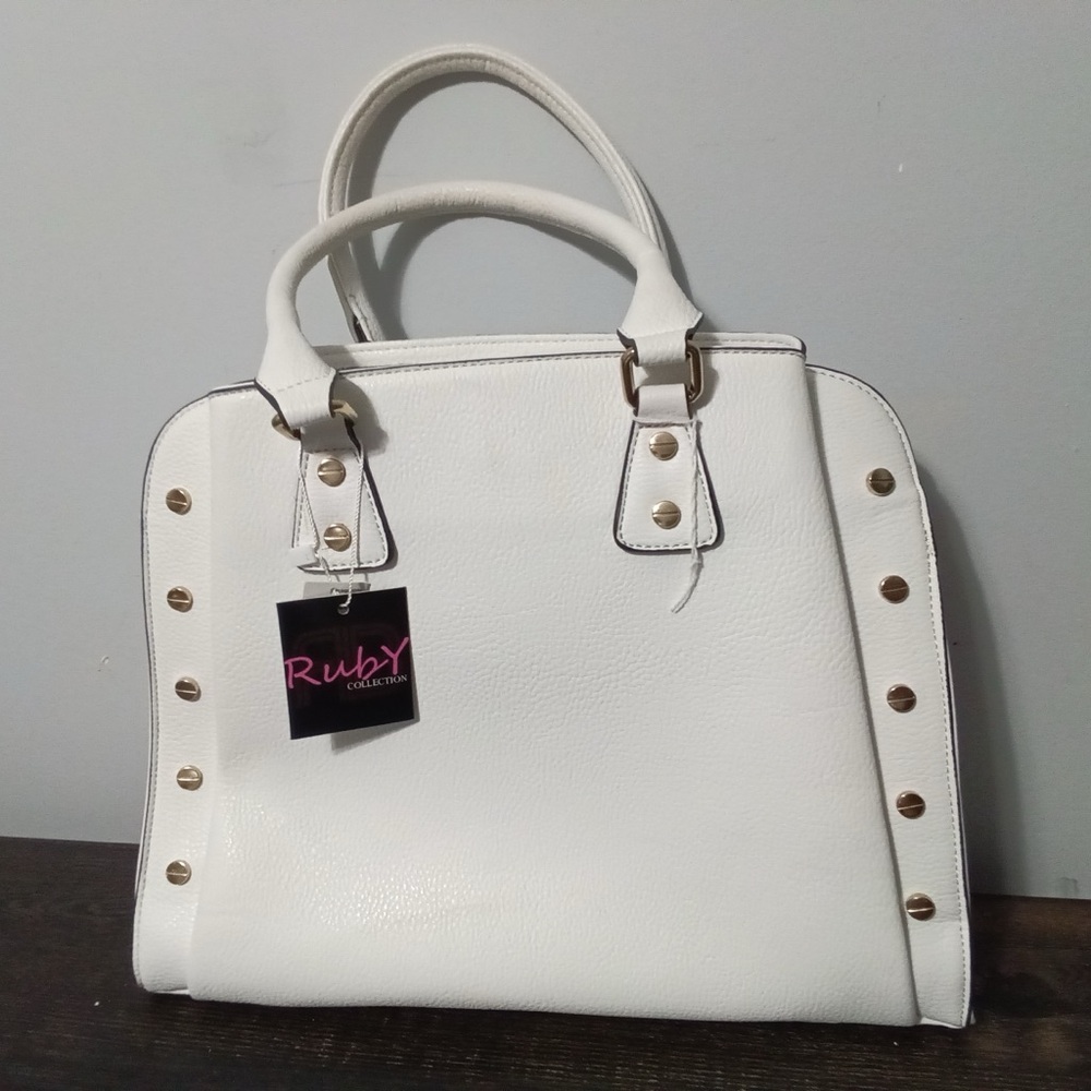 Ruby Collection Shoulder Purse With Detachable Ad… - image 1